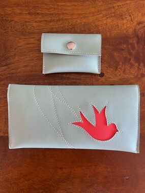 Holly Aiken Bird Blast Large Clutch Wallet & Coin Purse
